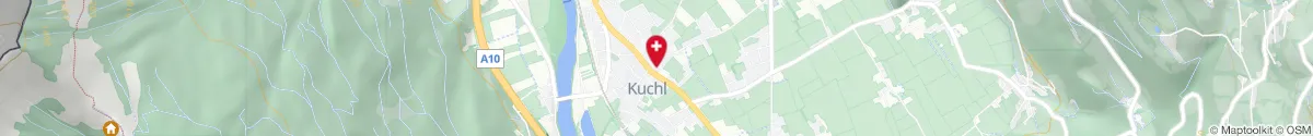 Kartendarstellung des Standorts für Apotheke Zum heiligen Josef in 5431 Kuchl